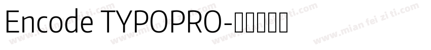 Encode TYPOPRO字体转换